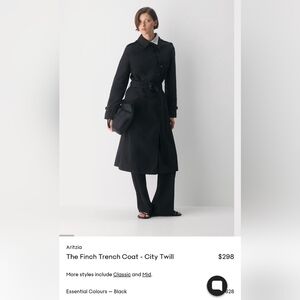 Aritzia The Finch Trench Coat